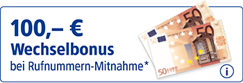 100 euro wechselbonus